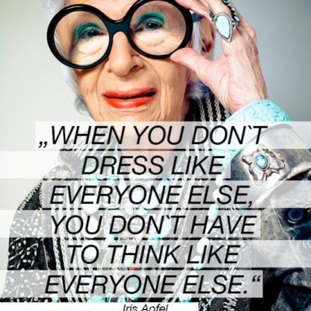 Iris Apfel⭐Accidental Fashionista⭐